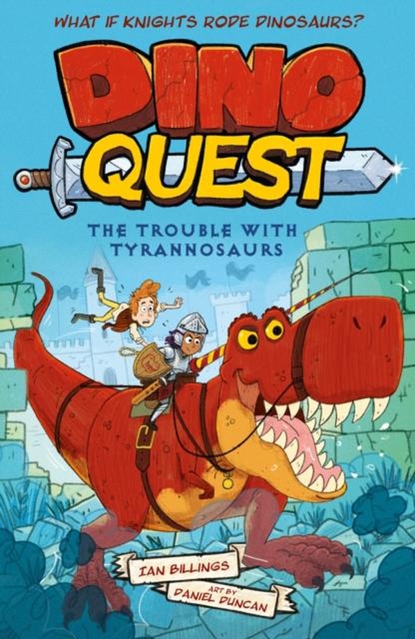 Couverture — Dino Quest: The Trouble with Tyrannosaurs