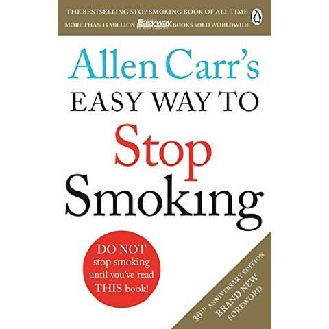 Couverture — Allen Carr's Easy Way to Stop Smoking : Read this book and you'll never smoke a cigarette again