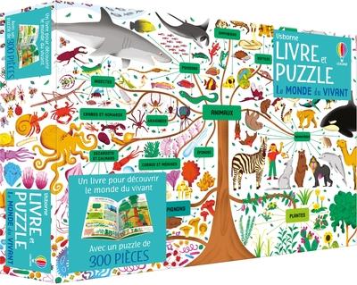 Couverture — Le monde du vivant : coffret livre et puzzle (coffret)