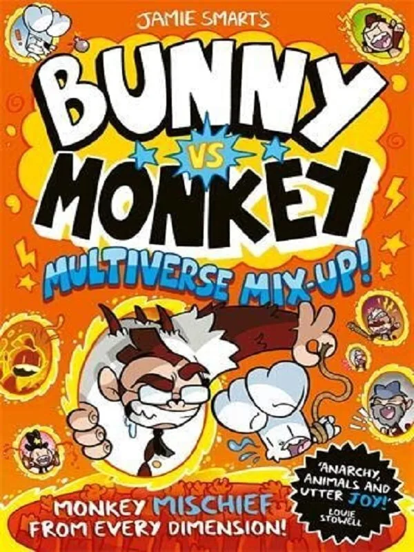 Couverture — Bunny vs Monkey: Multiverse Mix-up! (a Phoenix Comic Book, from the multi-million-selling creative genius Jamie Smart)