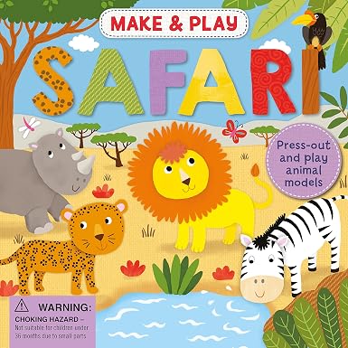 Couverture — MAKE & PLAY SAFARI BOARD BOOK