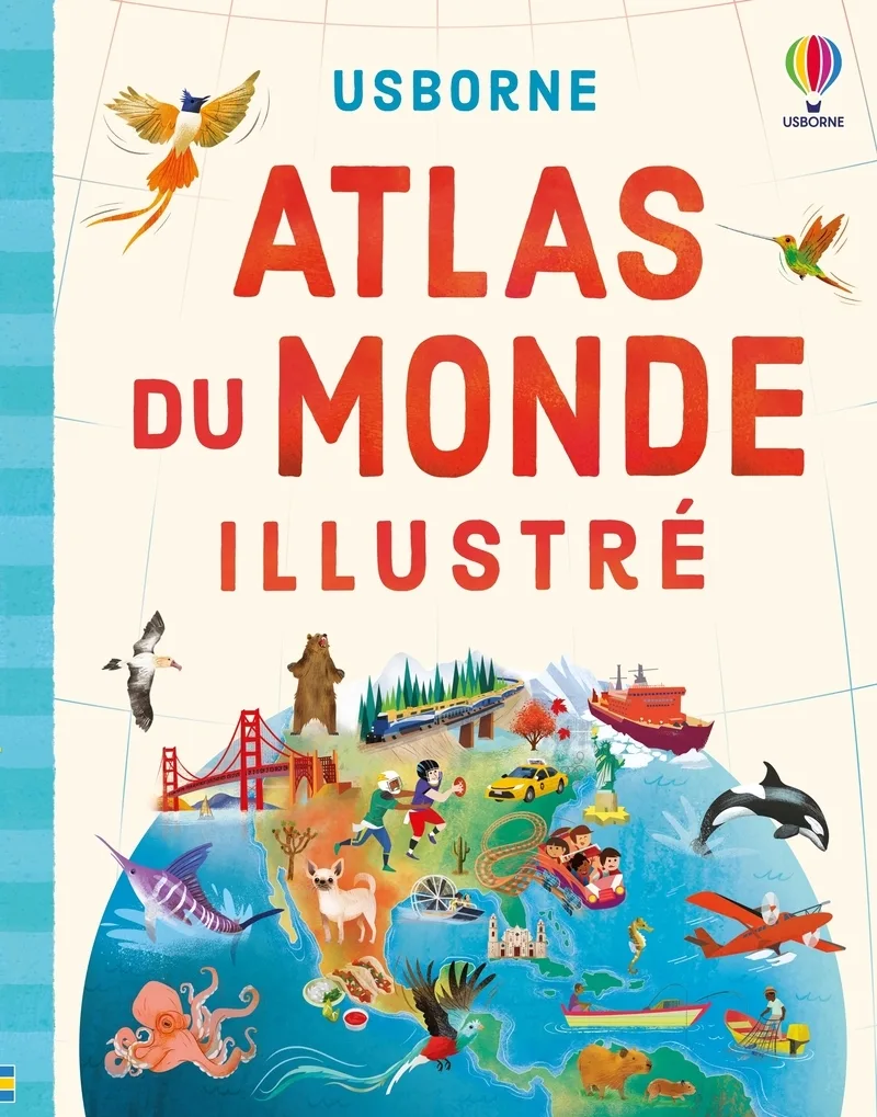 Couverture — Atlas du monde illustré - Dès 4 ans