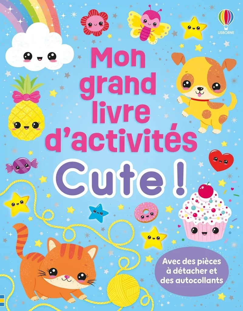 Couverture — Cute ! - Mon grand livre d'activités - Dès 3 ans