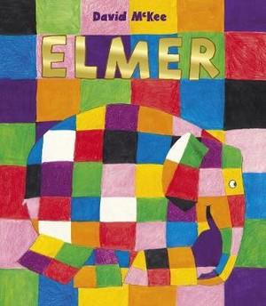 Couverture — Elmer (édition en anglais)