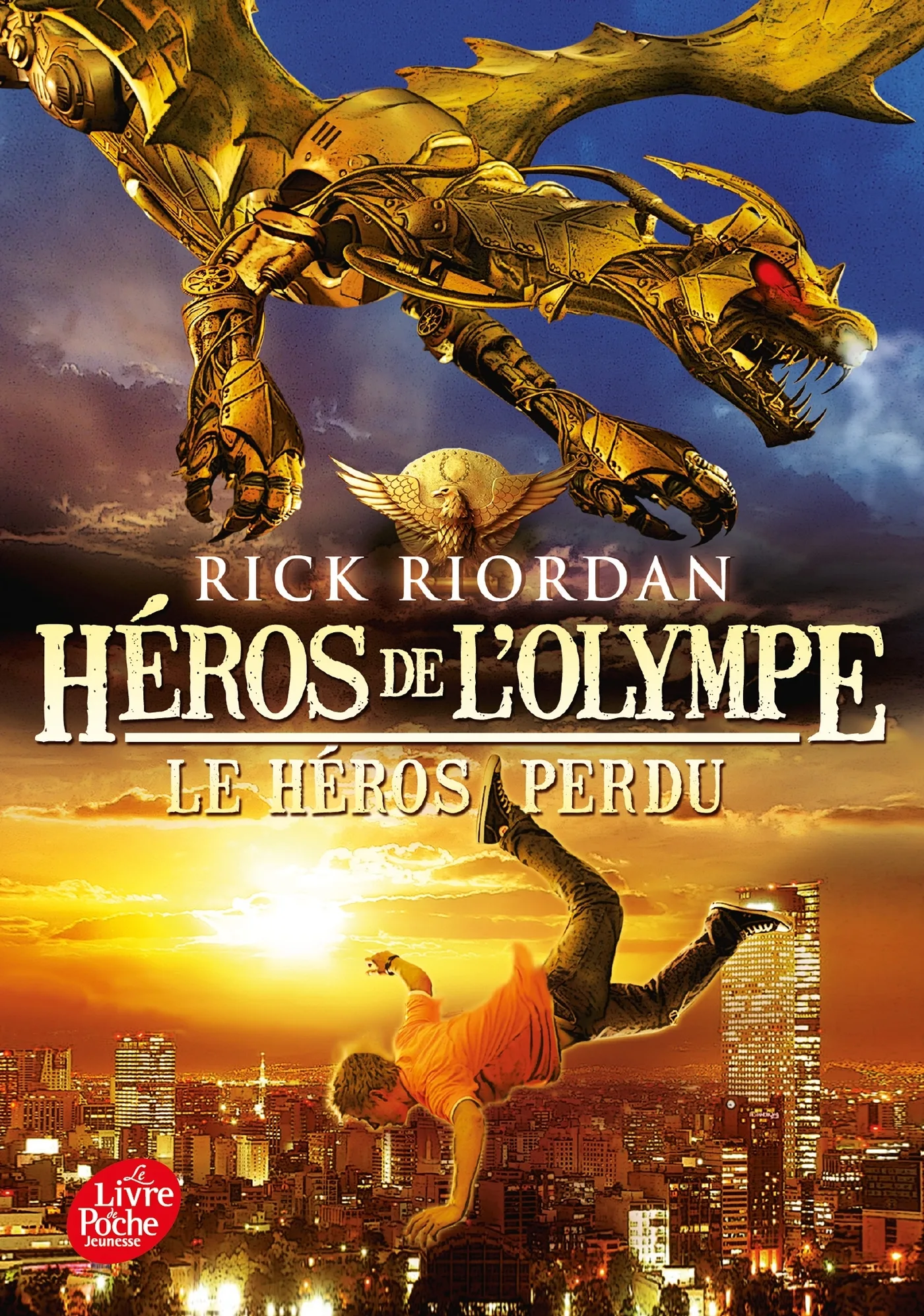 Couverture — Héros de l'Olympe - Tome 1 - Le héros perdu