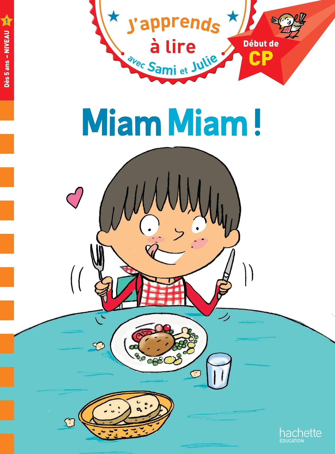 Couverture — Sami et Julie CP Niveau 1 Miam Miam !