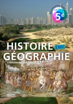 Couverture — Histoire-Géographie-EMC cycle 4 / 5e - Livre élève - éd. 2016