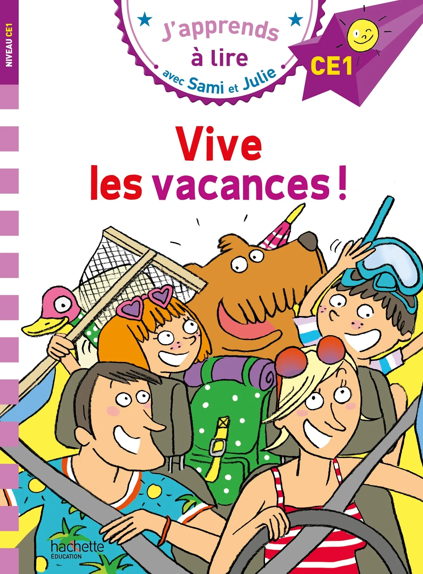 Couverture — Sami et Julie CE1 Vive les vacances !