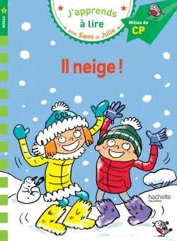 Couverture — Sami et Julie CP Niveau 2 Il neige