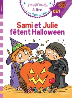Couverture — Sami et Julie CE1 Sami et Julie fêtent Halloween
