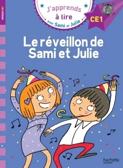 Couverture — Sami et Julie CE1 Le réveillon de Sami et Julie