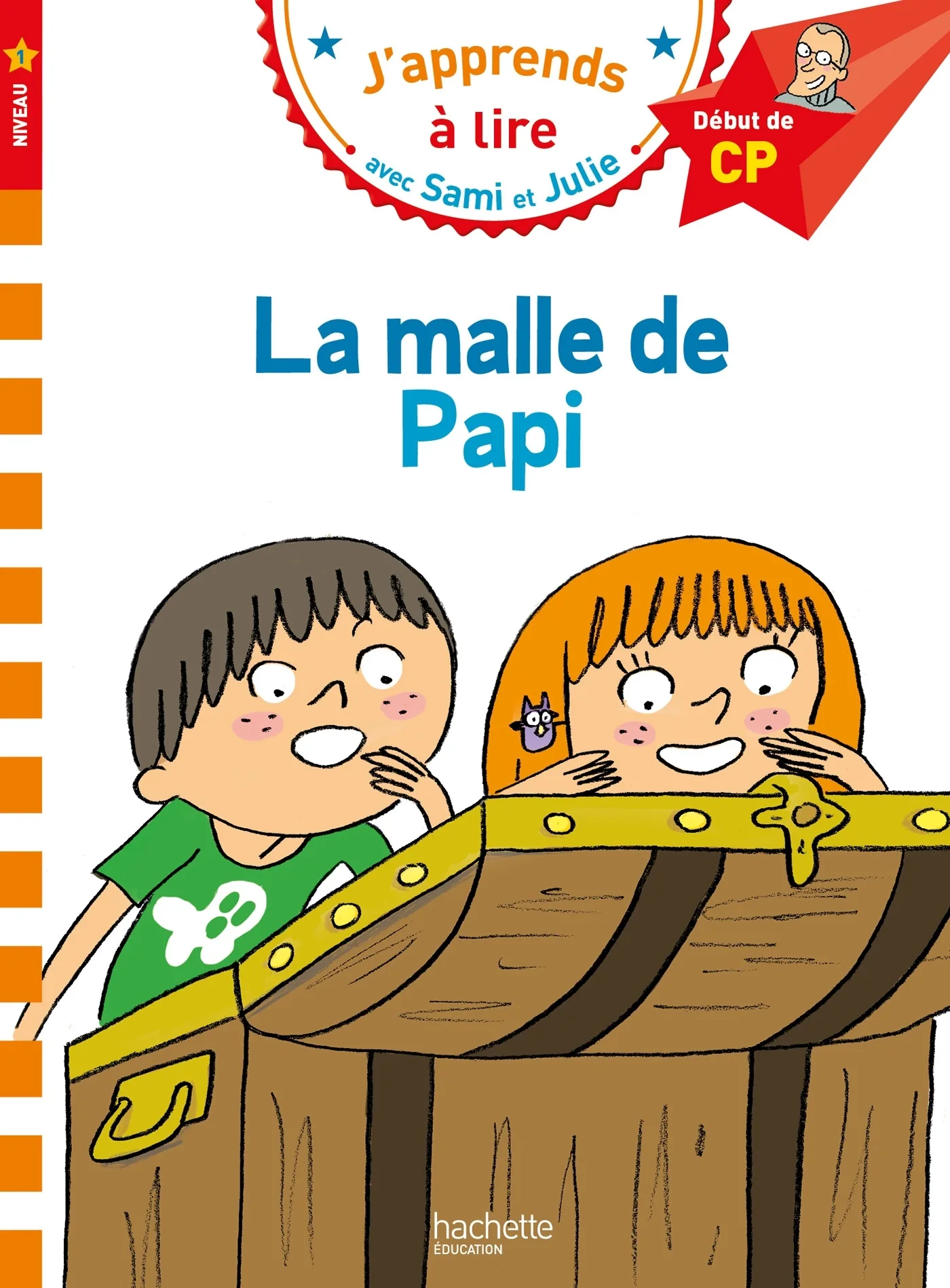Couverture — Sami et Julie CP Niveau 1 La malle de Papi