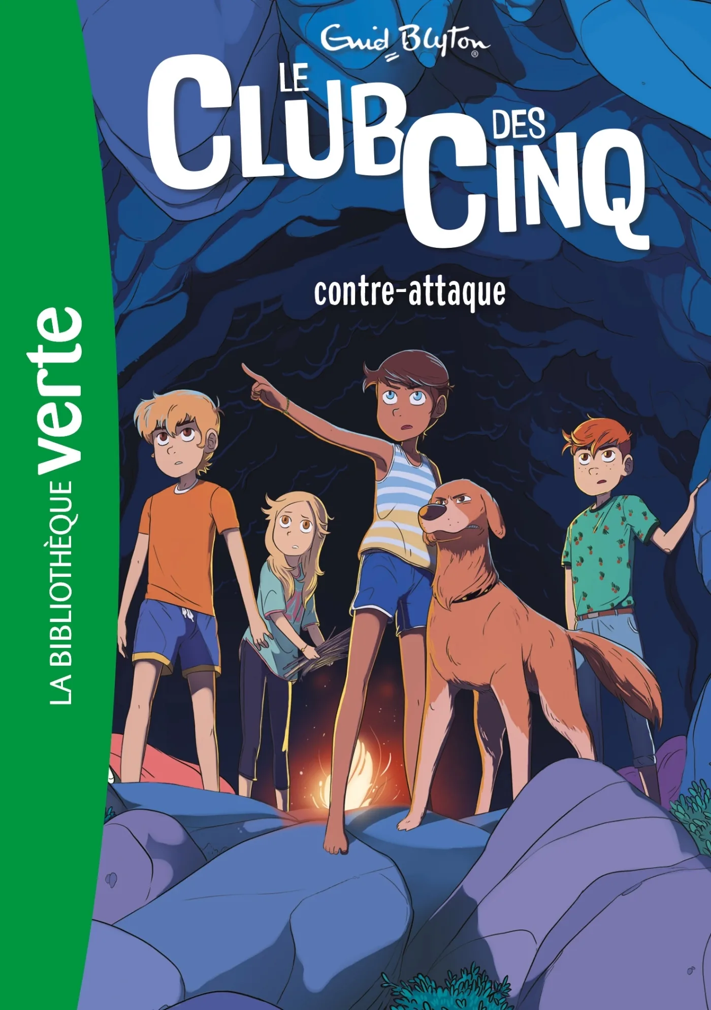 Couverture — Le Club des Cinq (nouvelle édition), Tome 03 - Le Club des Cinq contre-attaque