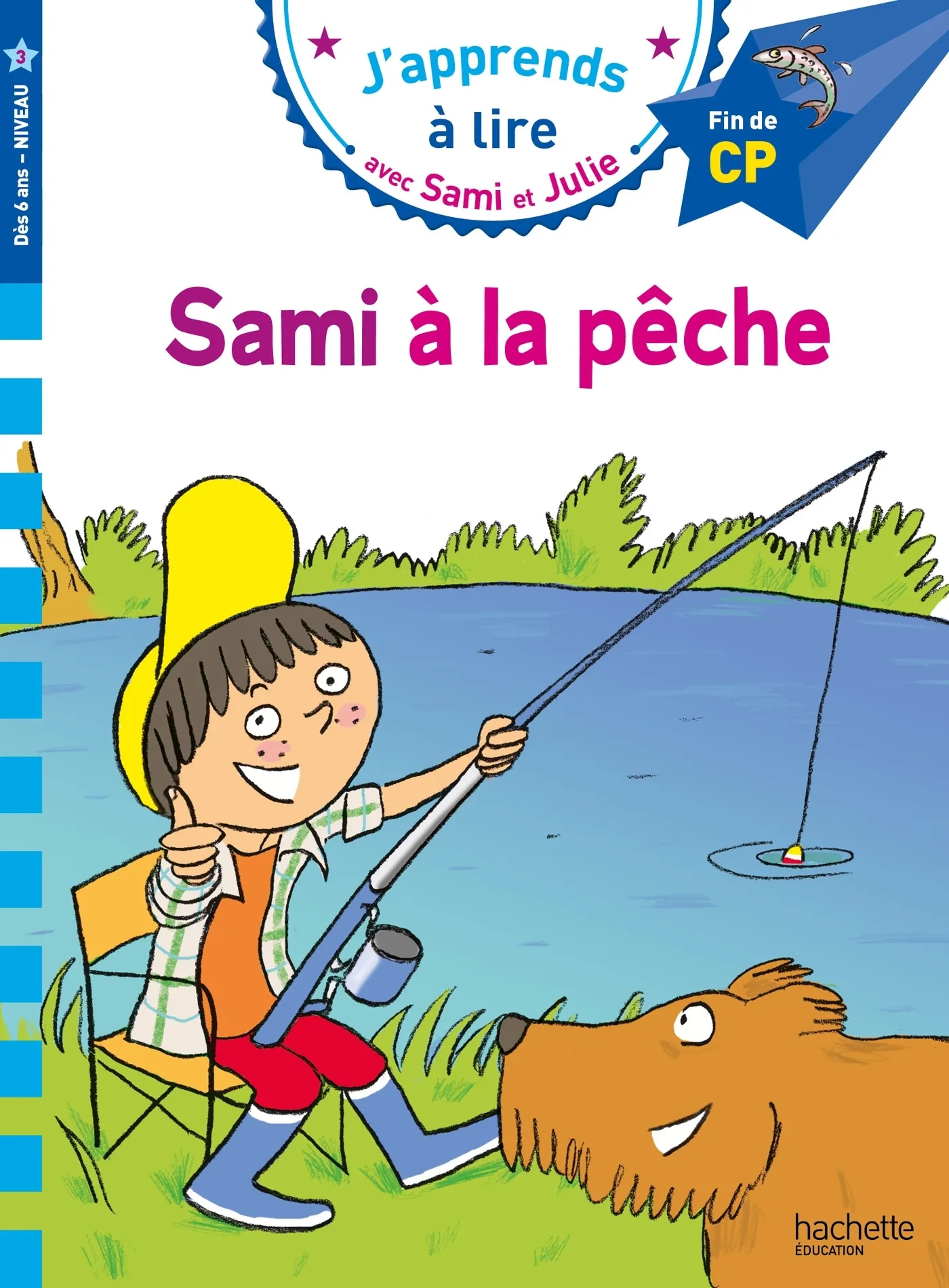 Couverture — Sami et Julie CP niveau 3 Sami à la pêche