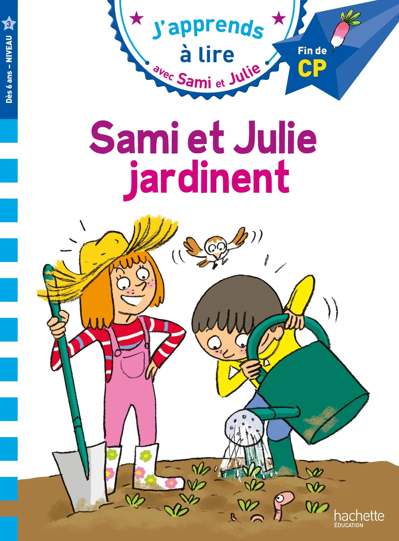 Couverture — Sami et Julie CP Niveau 3 Sami et Julie jardinent