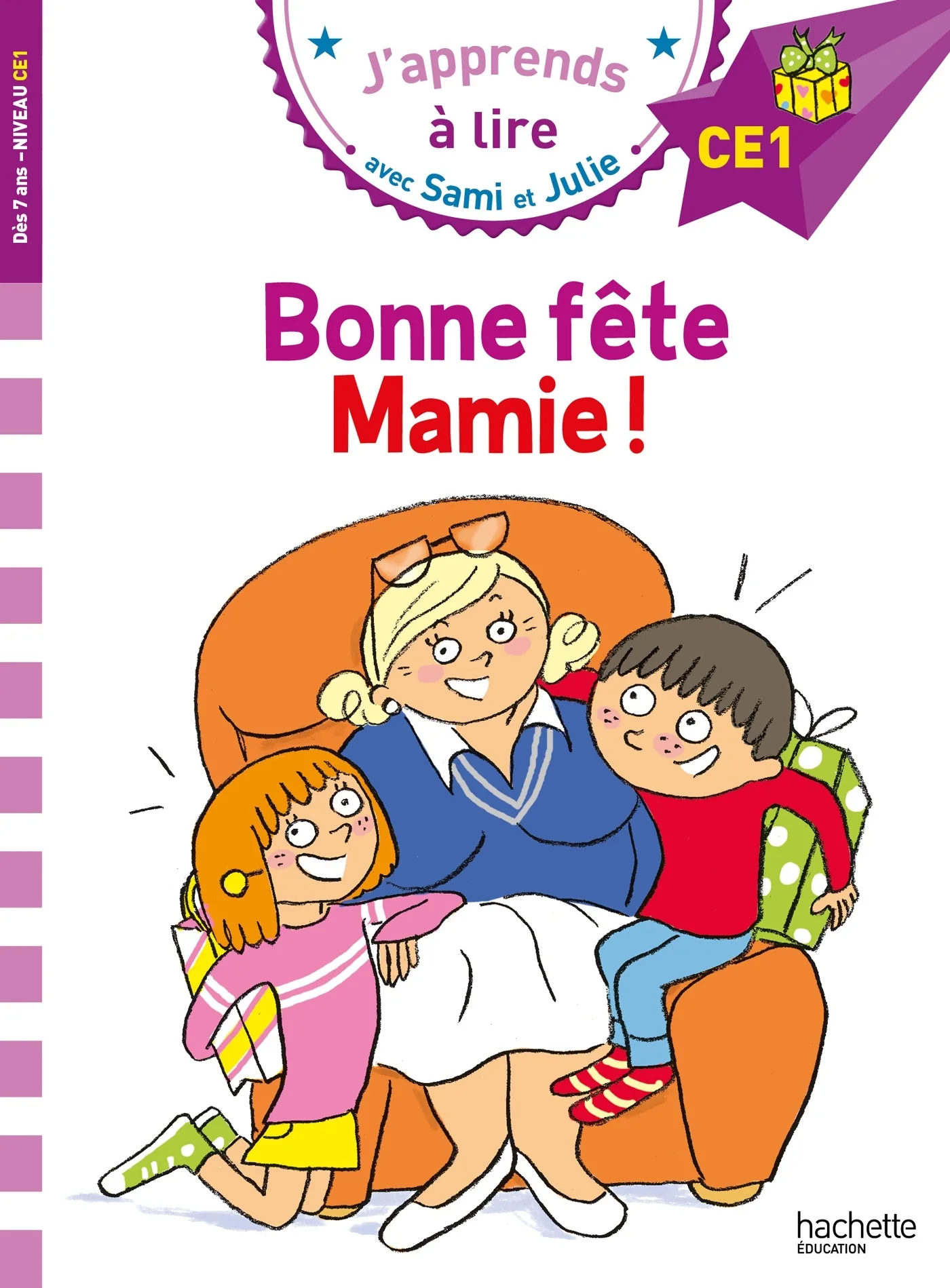 Couverture — Sami et Julie CE1 Bonne fête Mamie !