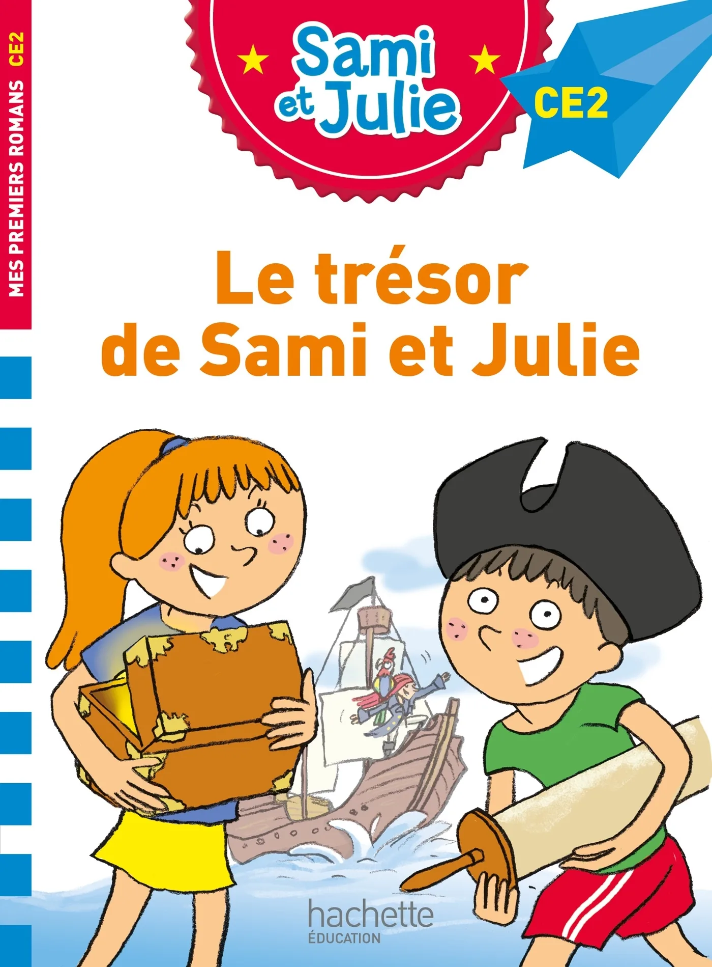 Couverture — Sami et Julie Roman CE2 Le trésor de Sami et Julie