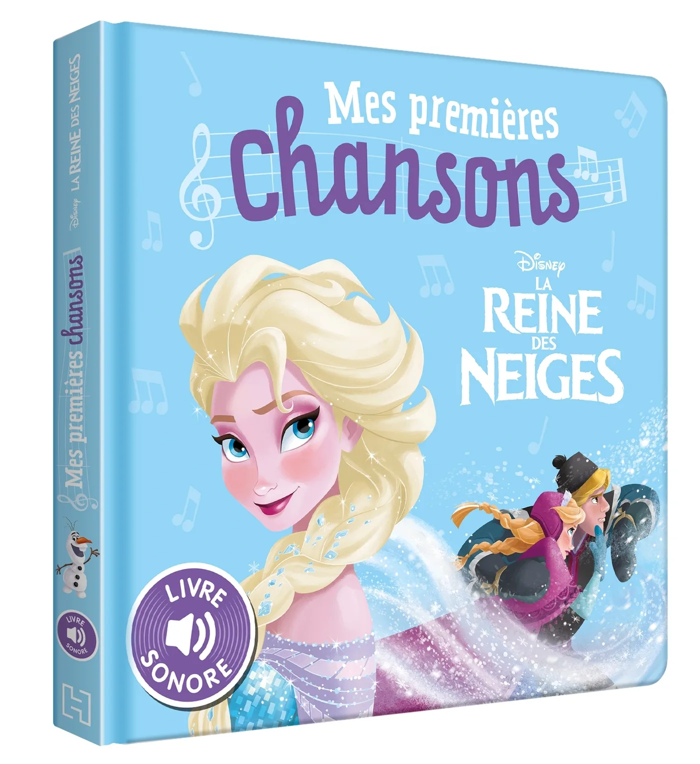 Couverture — LA REINE DES NEIGES - Mes Premières Chansons - Livre sonore - Disney