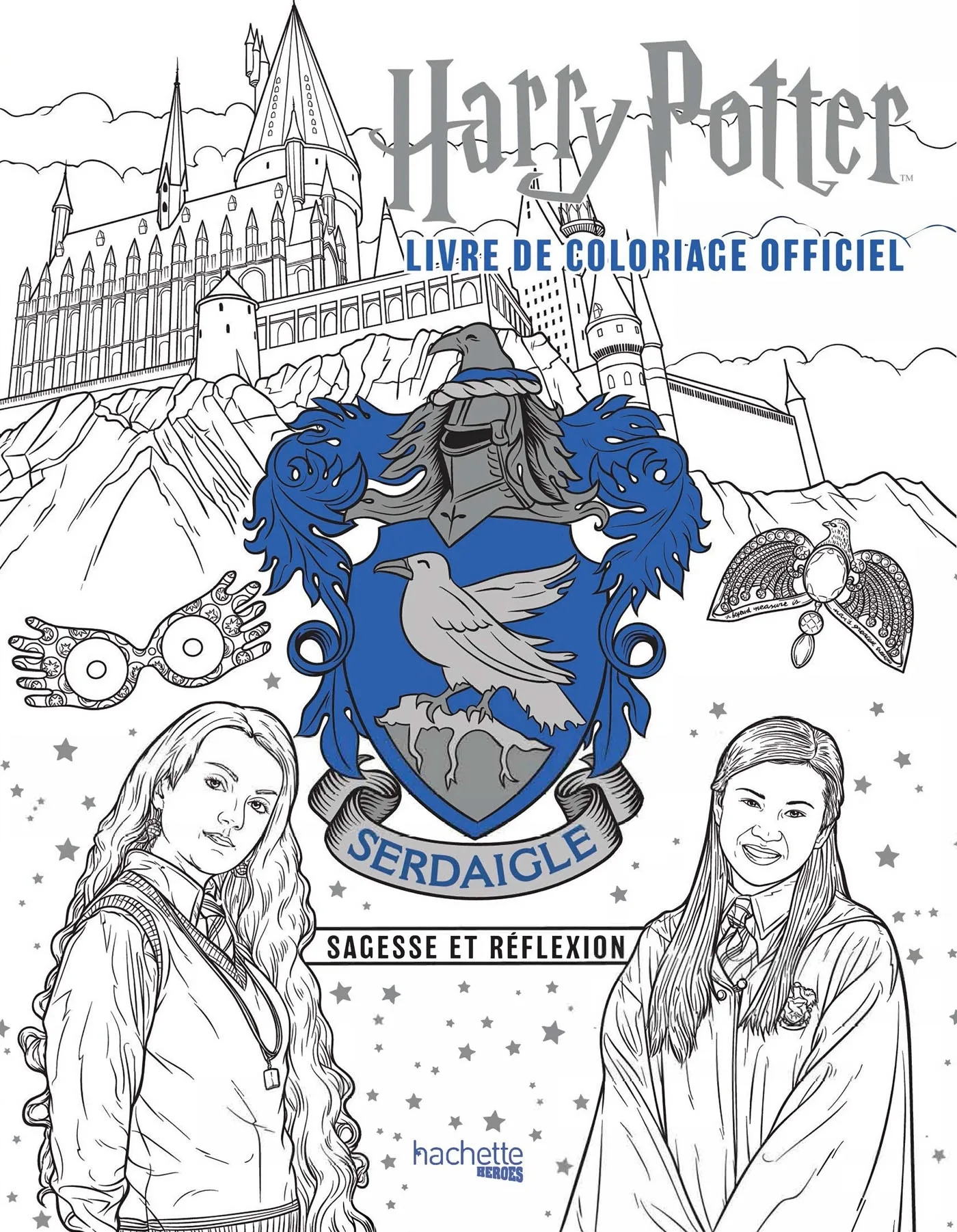 Couverture — Harry Potter - Serdaigle - le livre de coloriage officiel