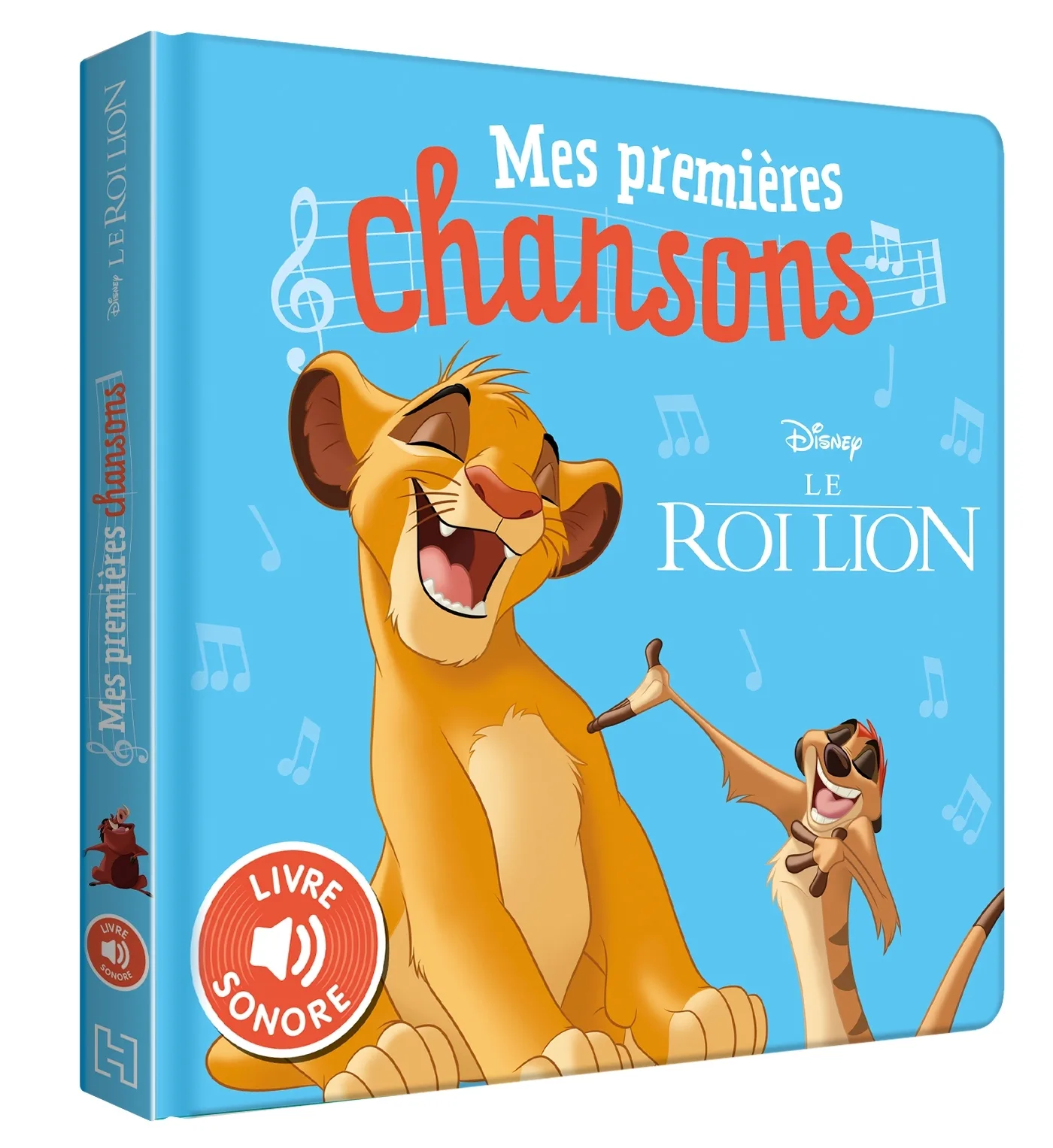 Couverture — LE ROI LION - Mes Premières Chansons - Livre sonore - Disney