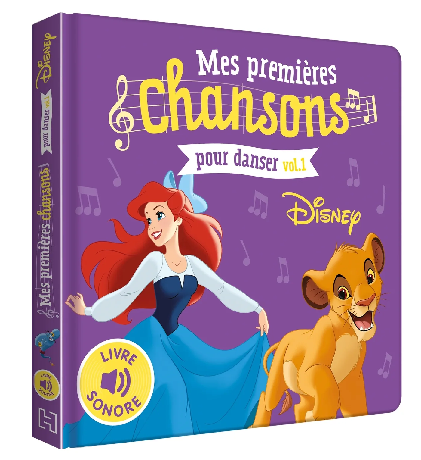 Couverture — DISNEY - Mes Premières Chansons Pour Danser Vol.1 - Livre sonore