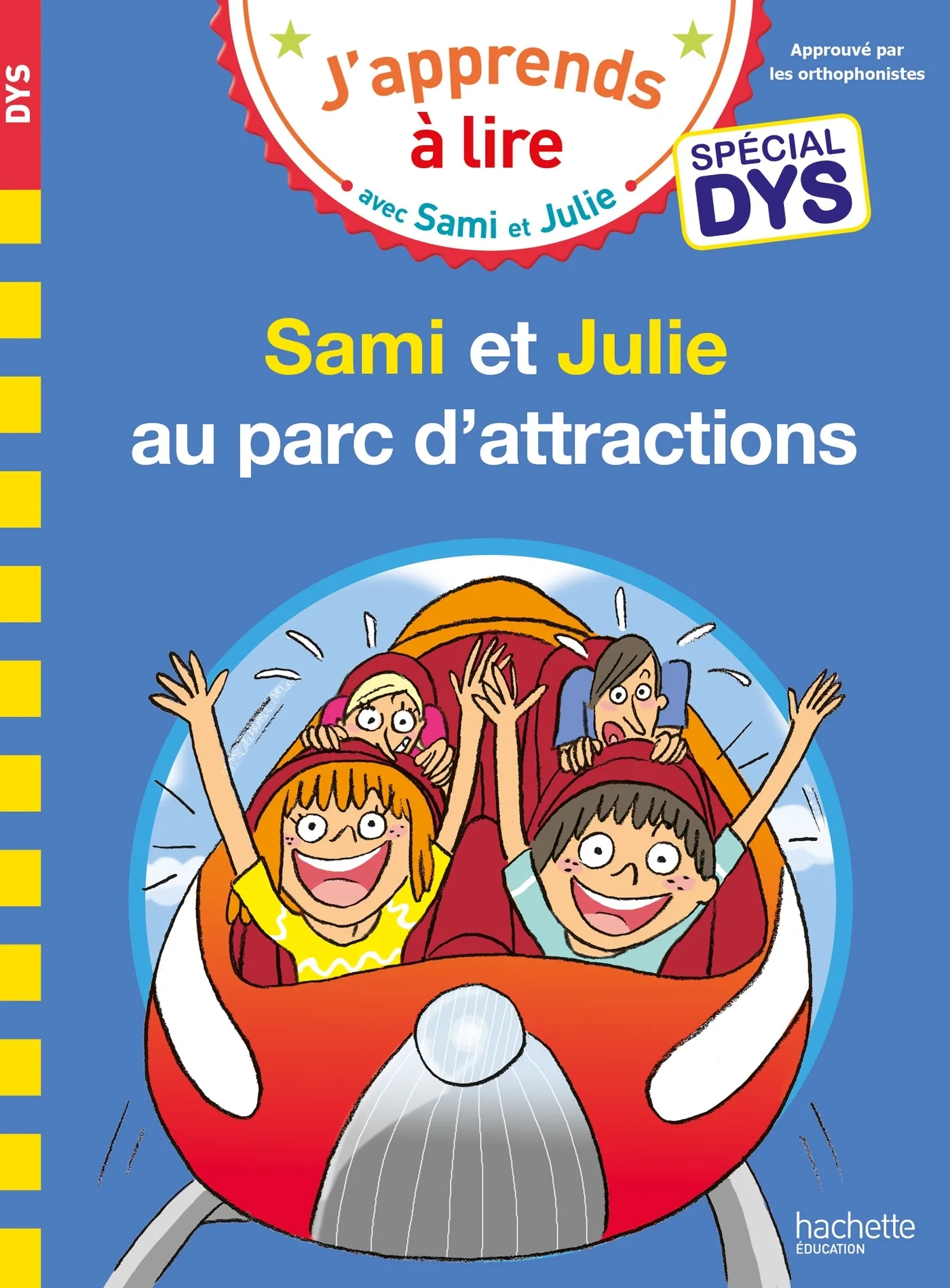Couverture — Sami et Julie- Spécial DYS (dyslexie) Sami et Julie au parc d'attractions