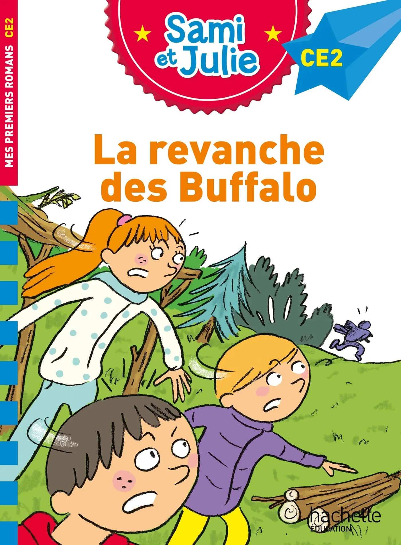 Couverture — Sami et Julie Roman CE2 La revanche des Buffalo