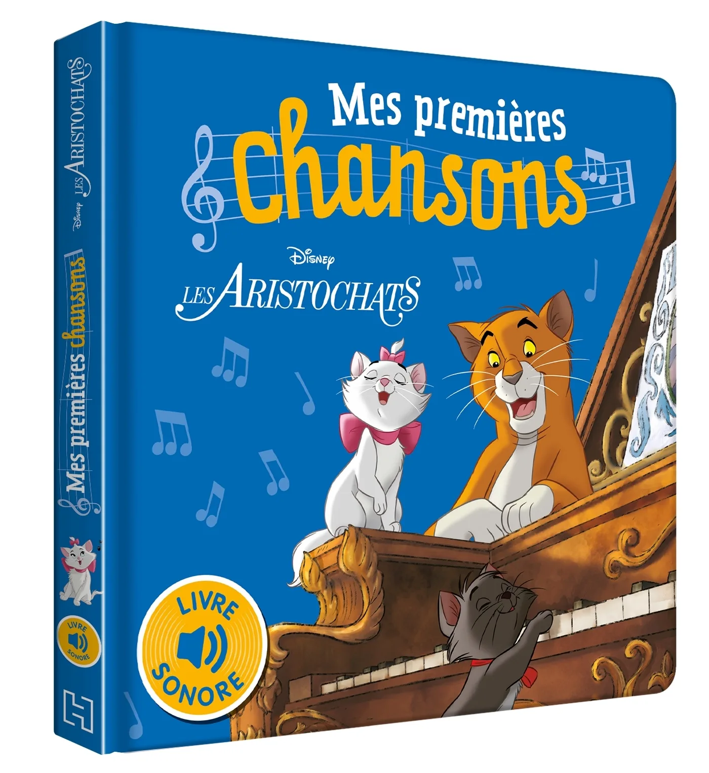 Couverture — LES ARISTOCHATS - Mes Premières Chansons - Livre sonore - Disney