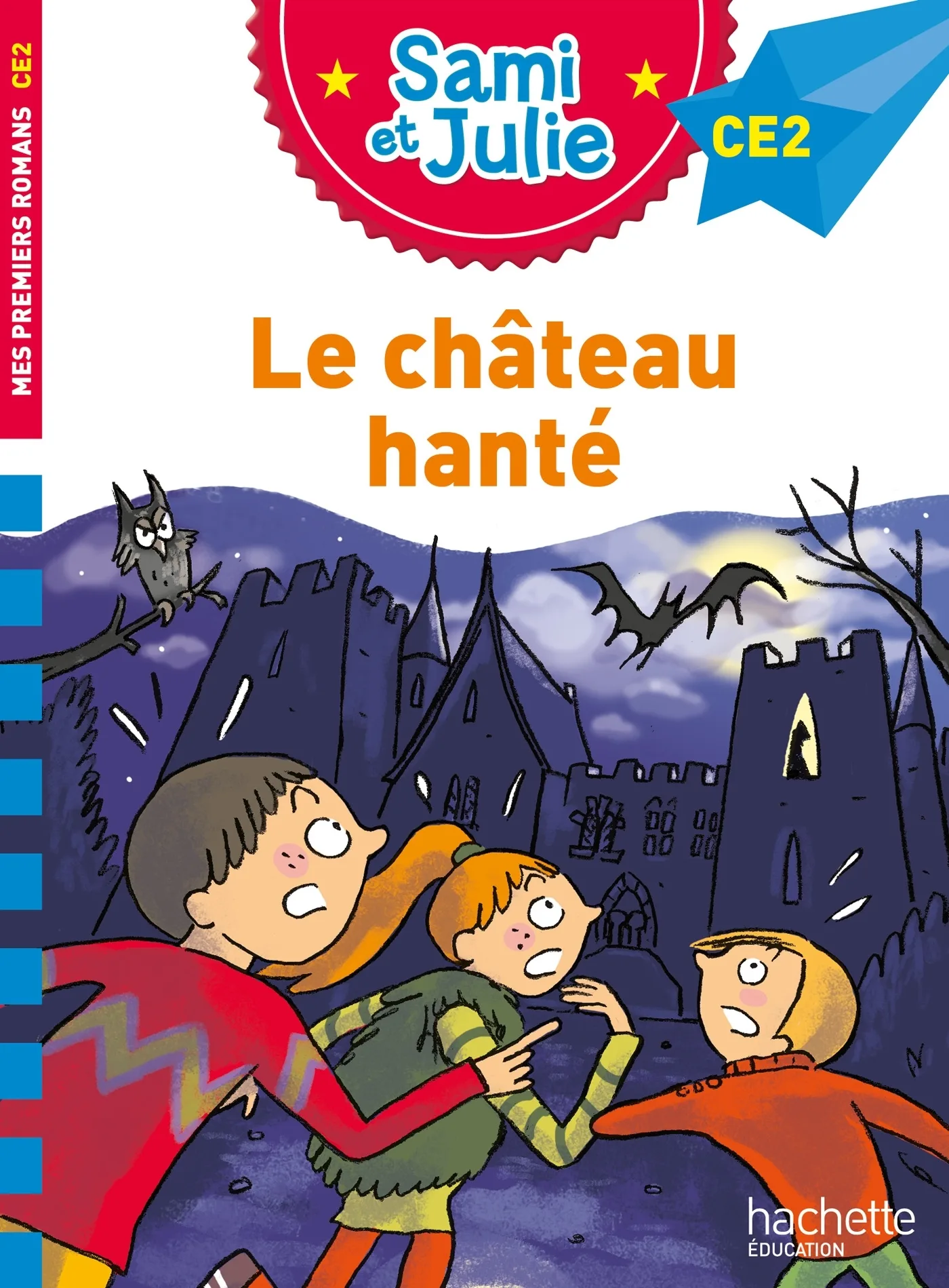 Couverture — Sami et Julie Roman CE2 Le château hanté