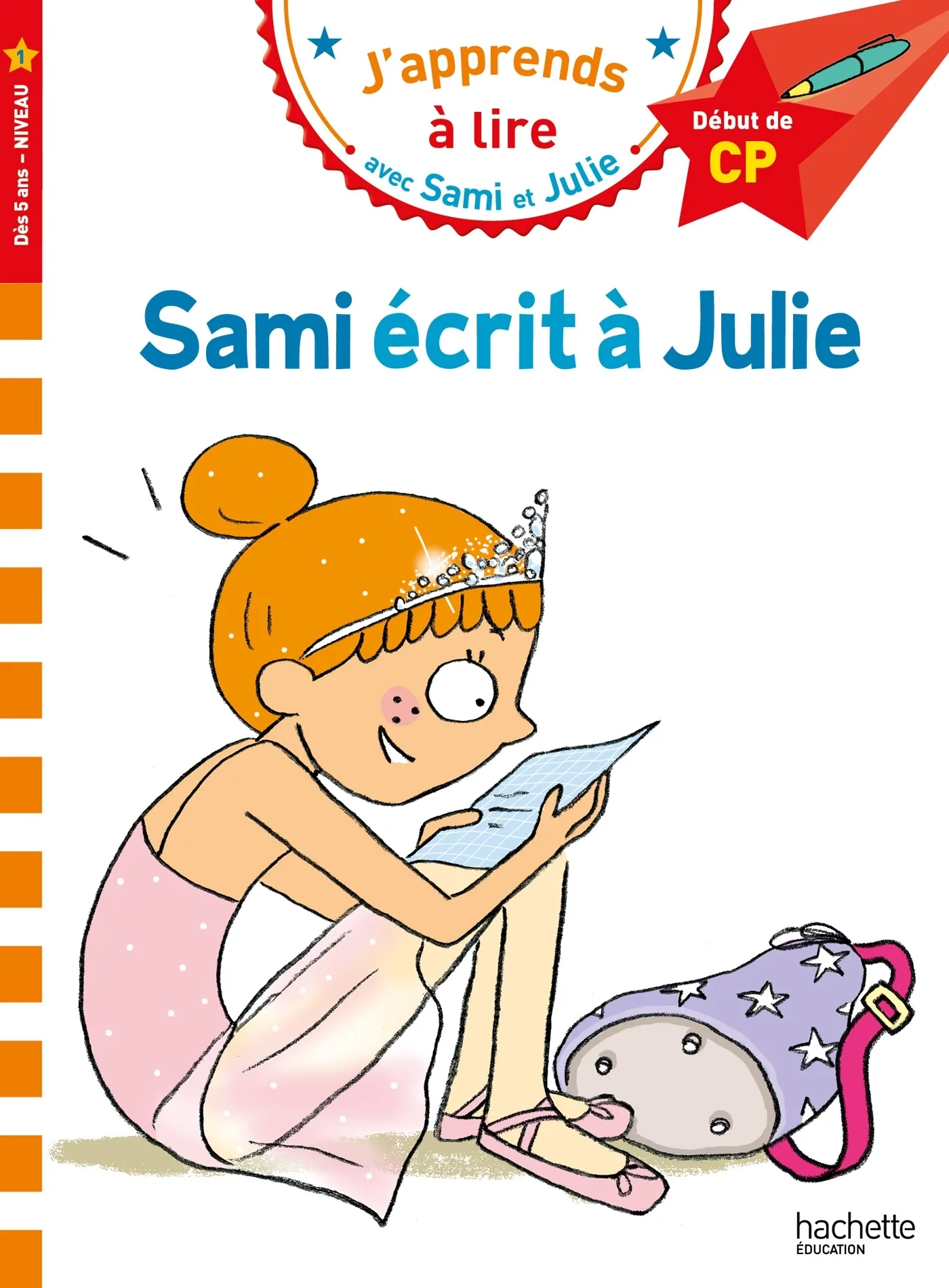 Couverture — Sami et Julie CP Niveau 1 Sami écrit à Julie