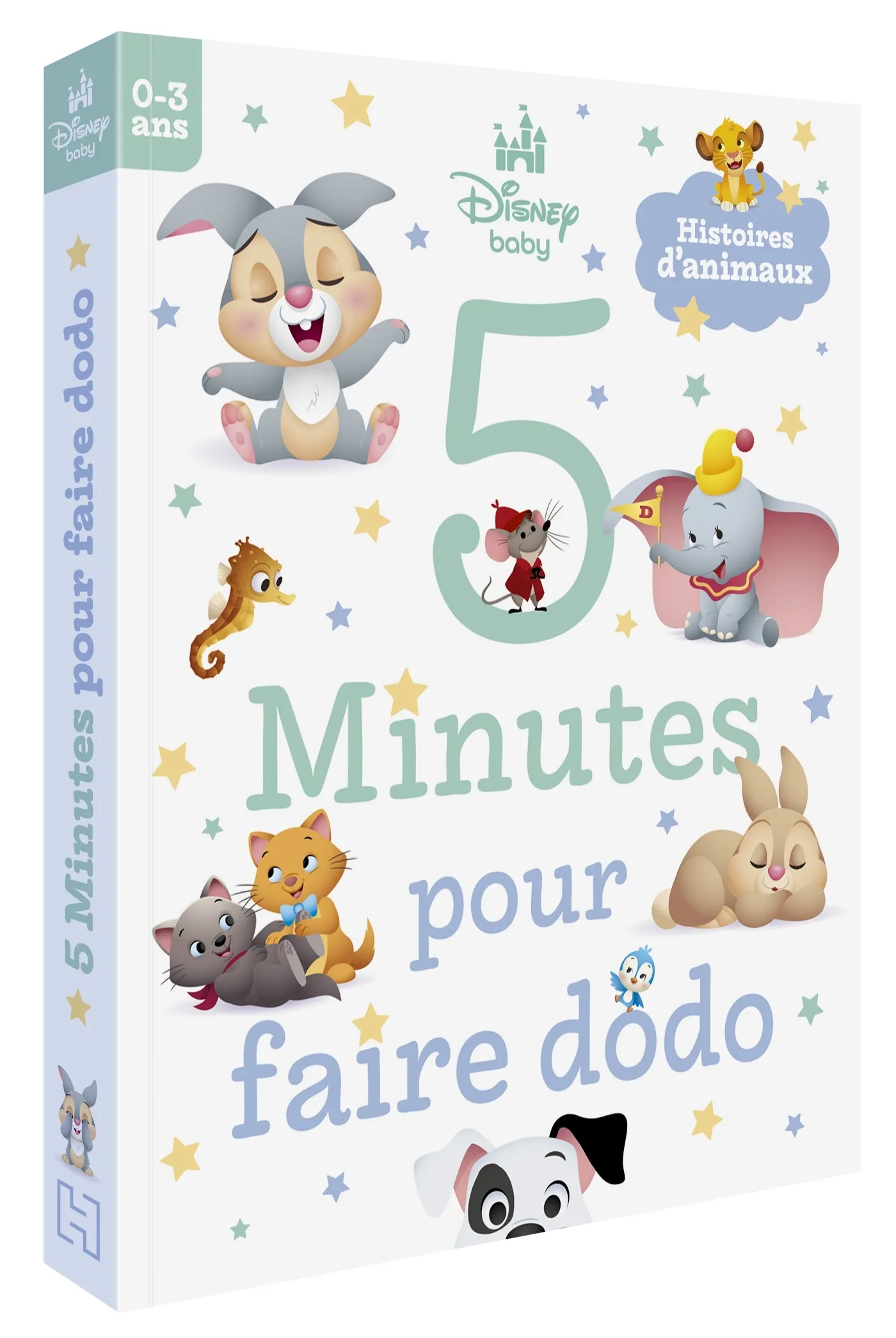 Couverture — DISNEY BABY - 5 minutes pour faire dodo (0-3 ans) - Histoires d'animaux