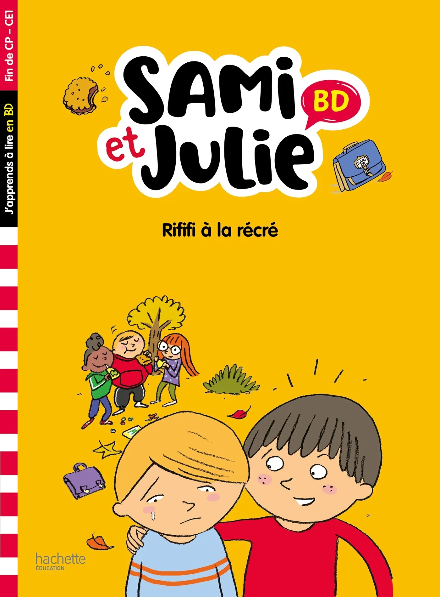 Couverture — Sami et Julie BD Fin de CP-CE1 - Rififi à la récré