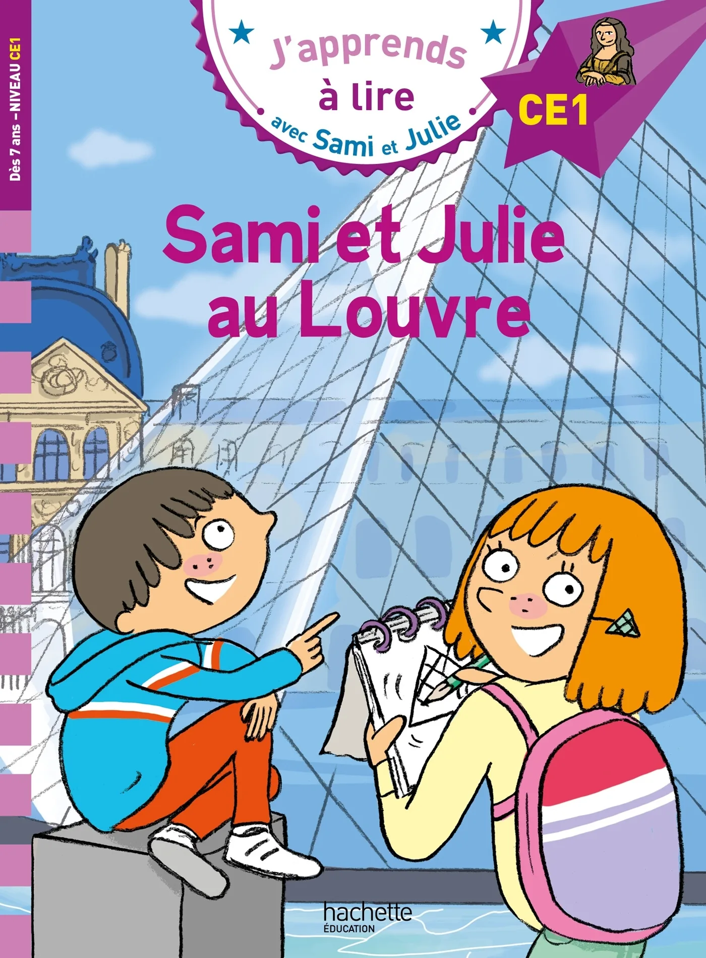 Couverture — Sami et Julie CE1 Sami et Julie au Louvre
