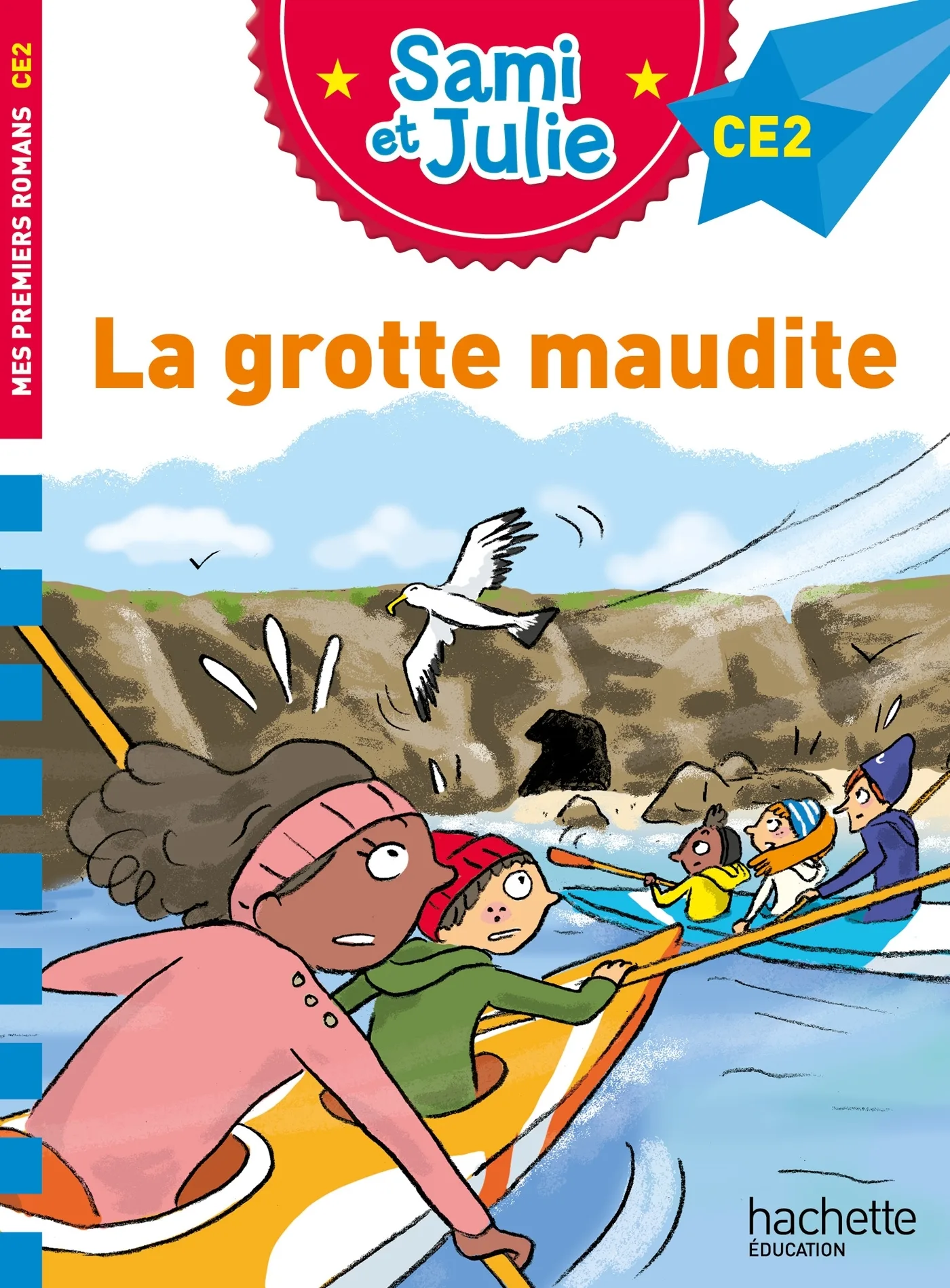 Couverture — Sami et Julie Roman CE2 La grotte maudite