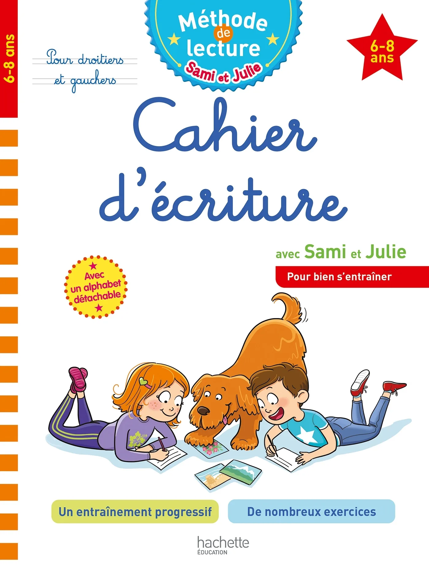 Couverture — Sami et Julie Cahier d'écriture 6-8 ans
