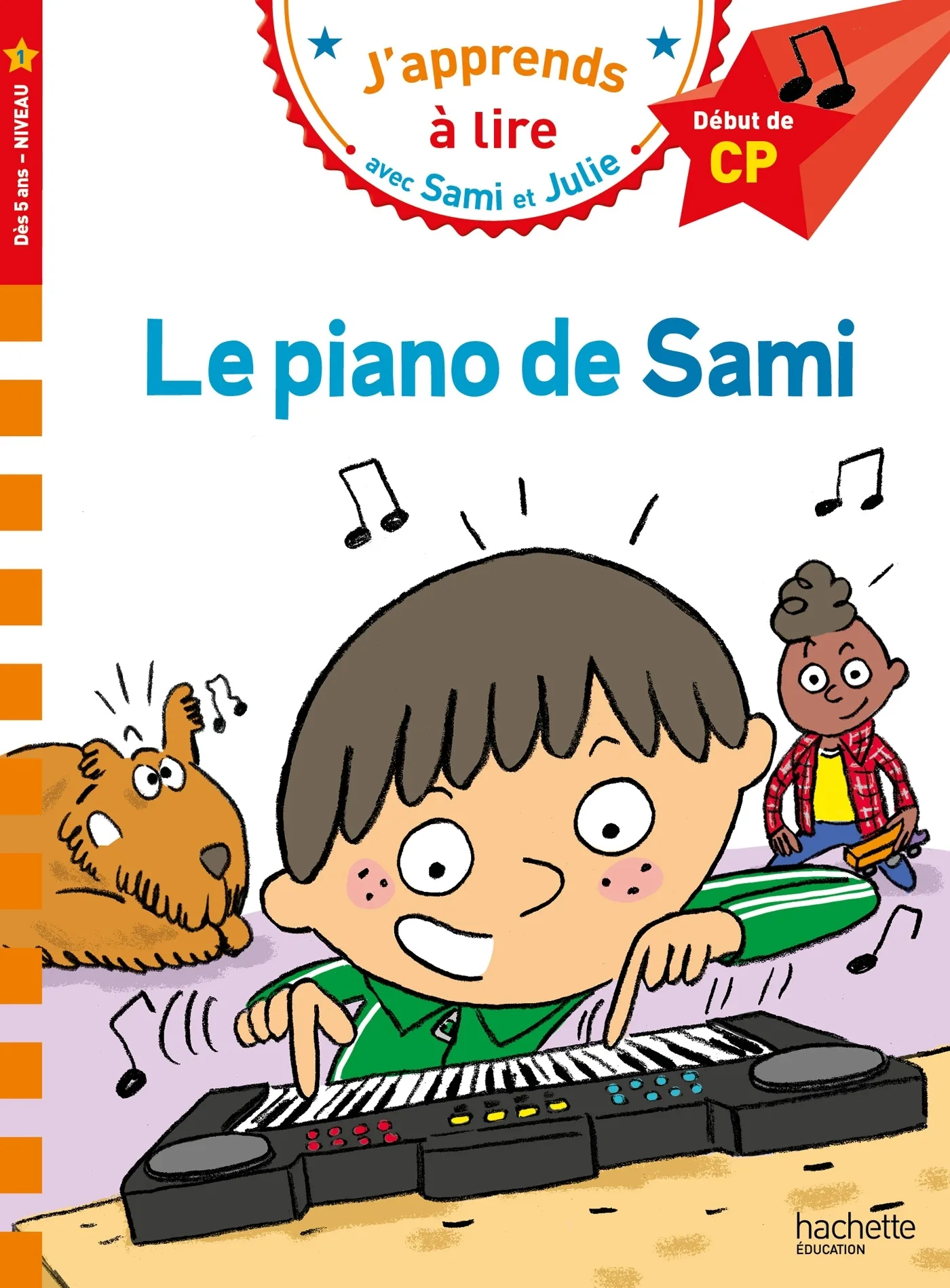 Couverture — Sami et Julie CP niveau 1 Le piano de Sami