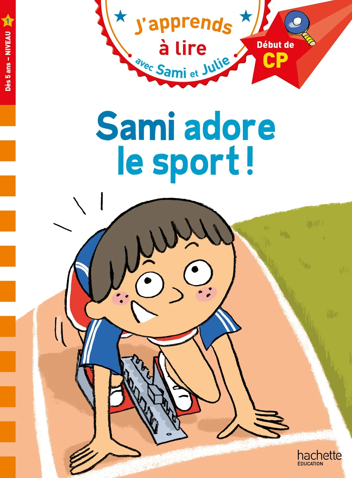 Couverture — Sami et Julie CP niveau 1  Sami adore le sport