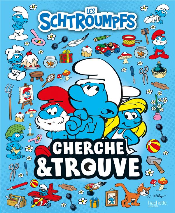 Couverture — Cherche et trouve : les Schtroumpfs