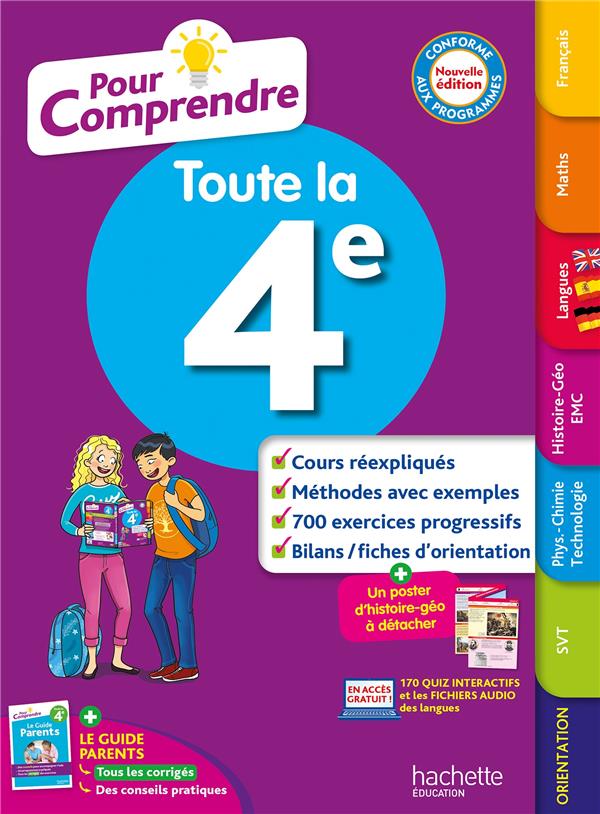 Couverture — Pour comprendre : Toute la 4e