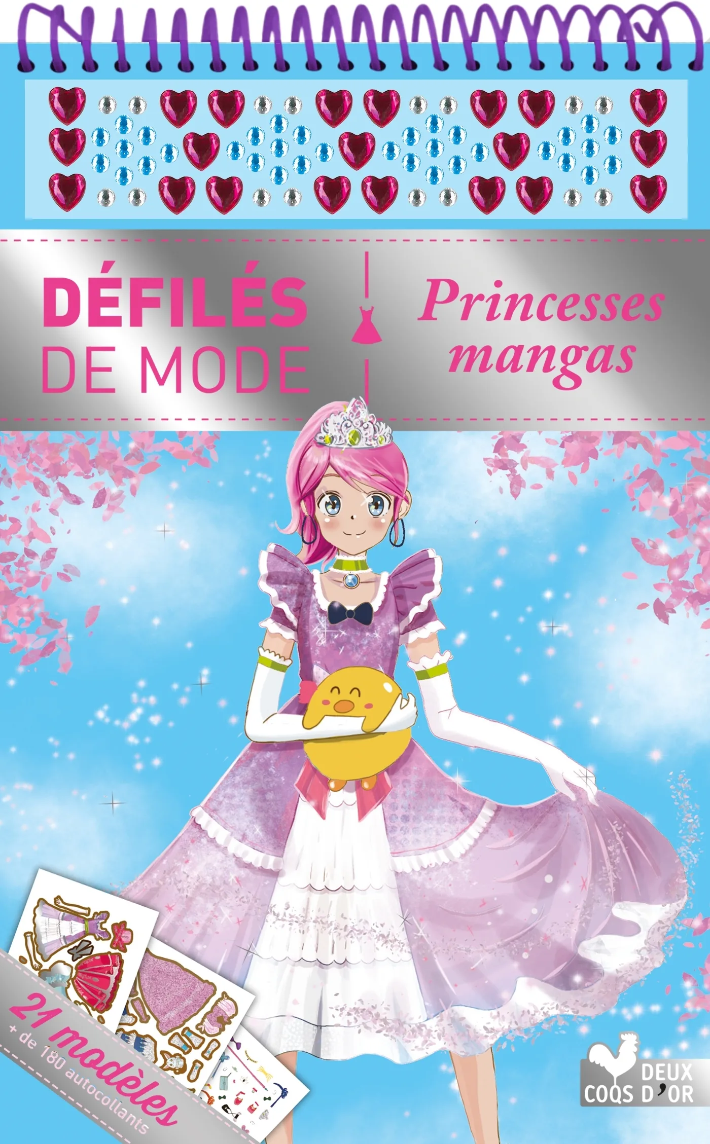 Couverture — Princesses mangas - Bloc spirale