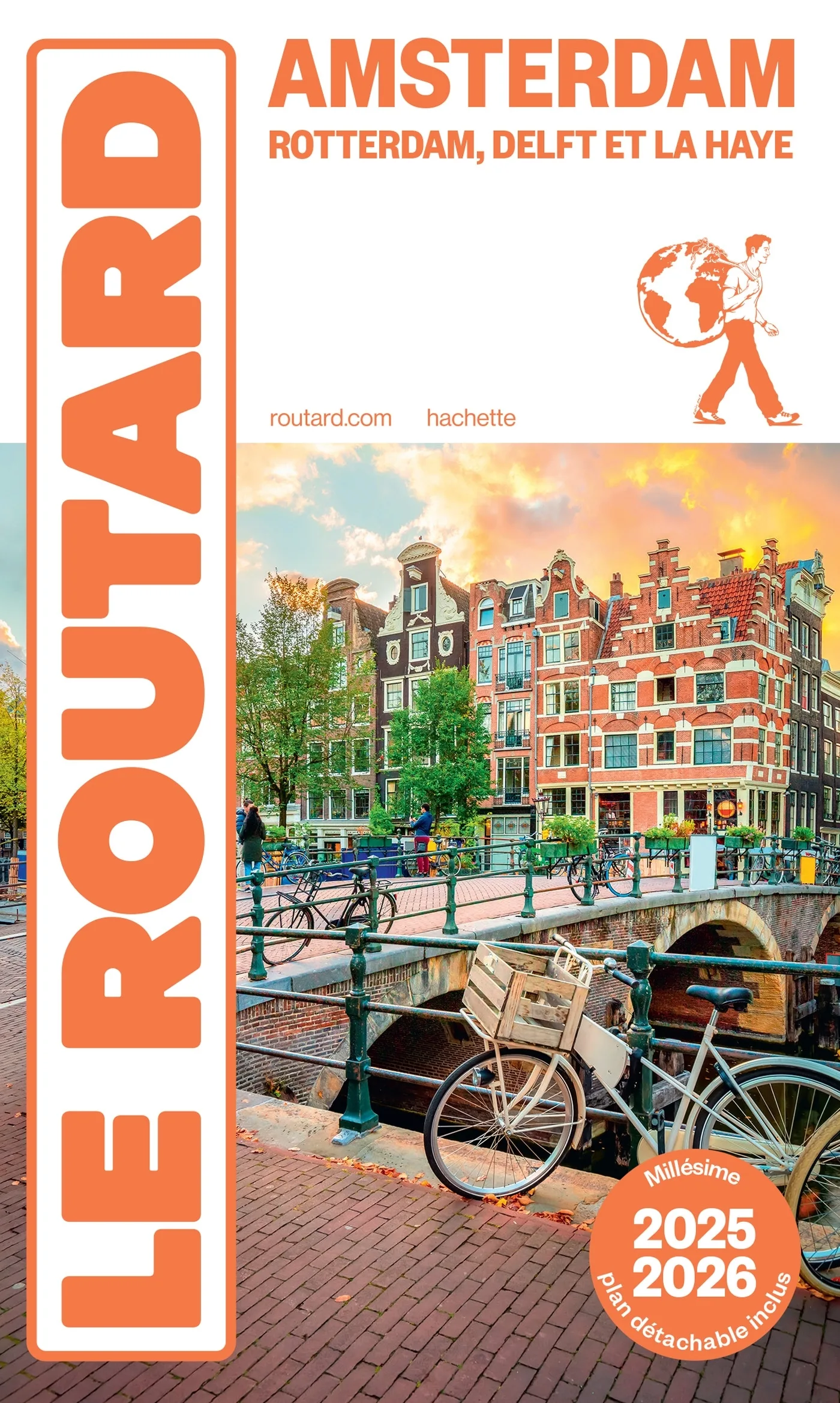 Couverture — Guide du Routard Amsterdam et ses environs 2025/26
