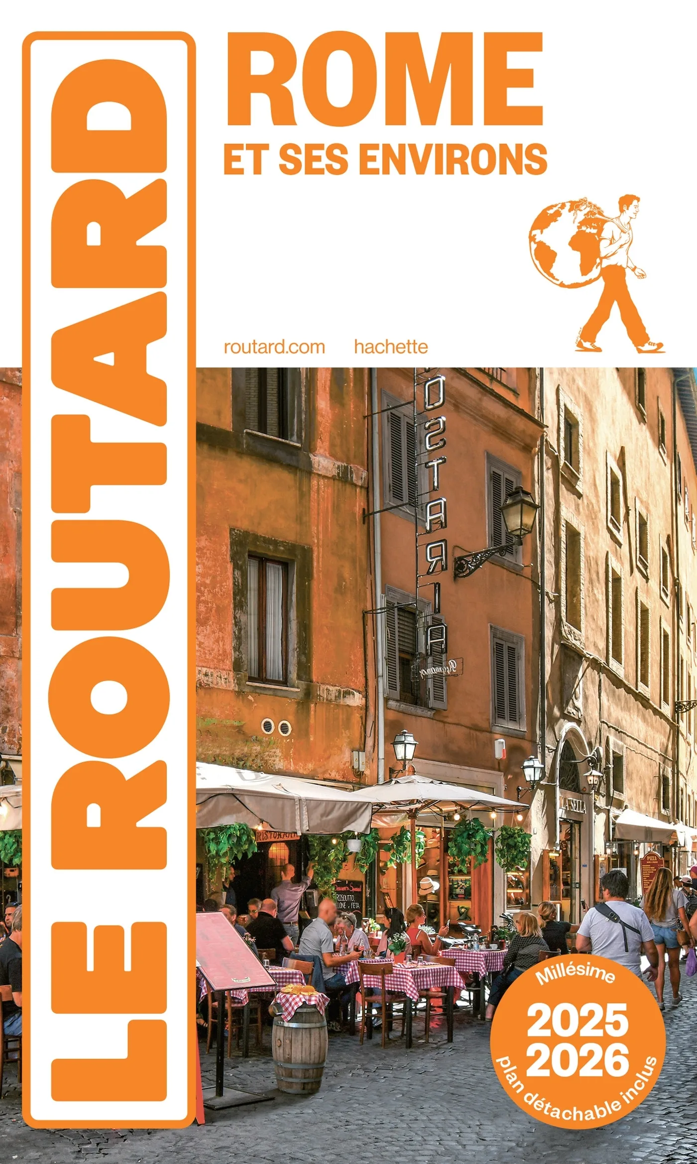 Couverture — Guide du Routard Rome et ses environs 2025/26
