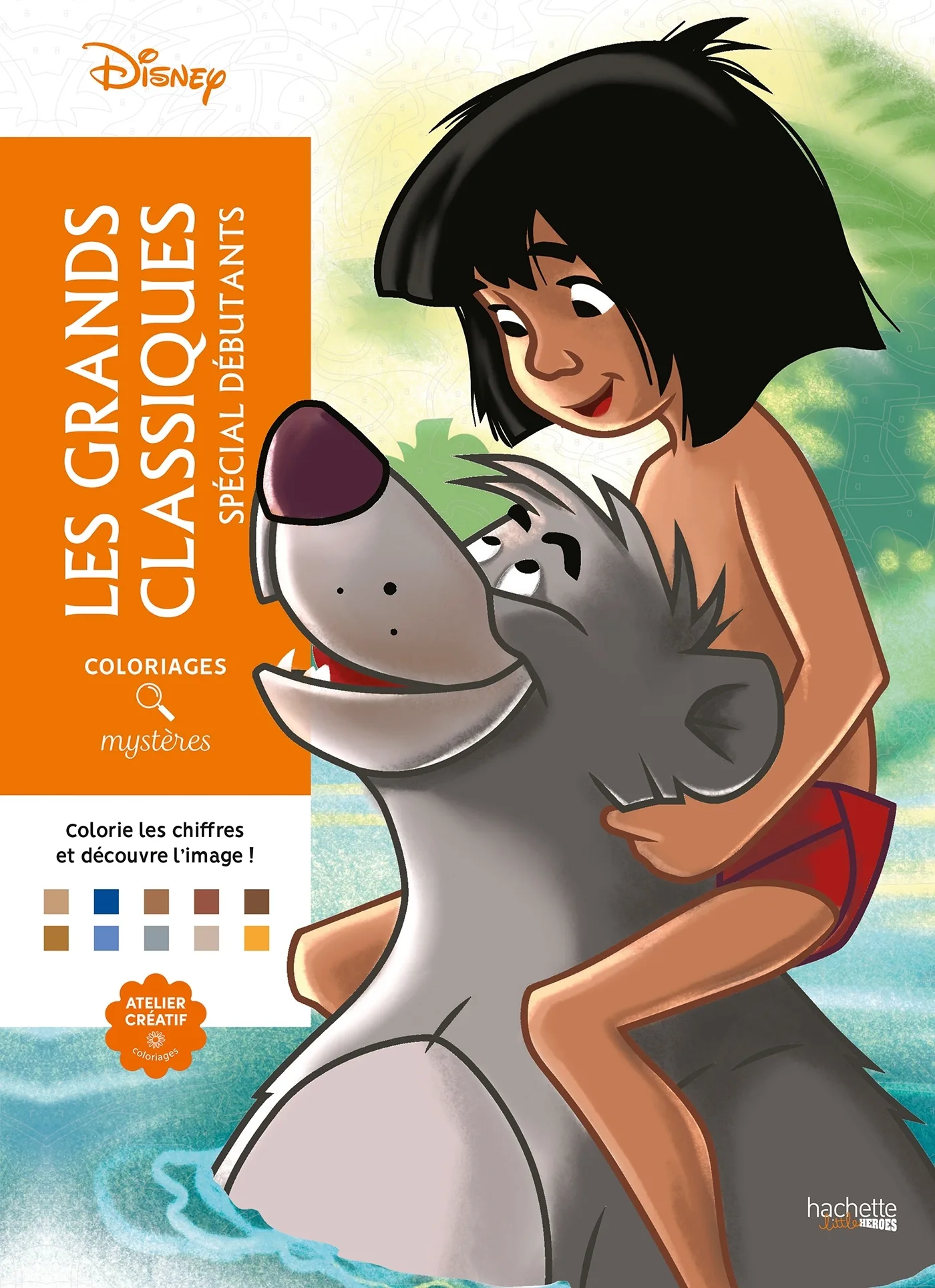 Couverture — Coloriages mystères Disney - Grands classiques Spécial débutants