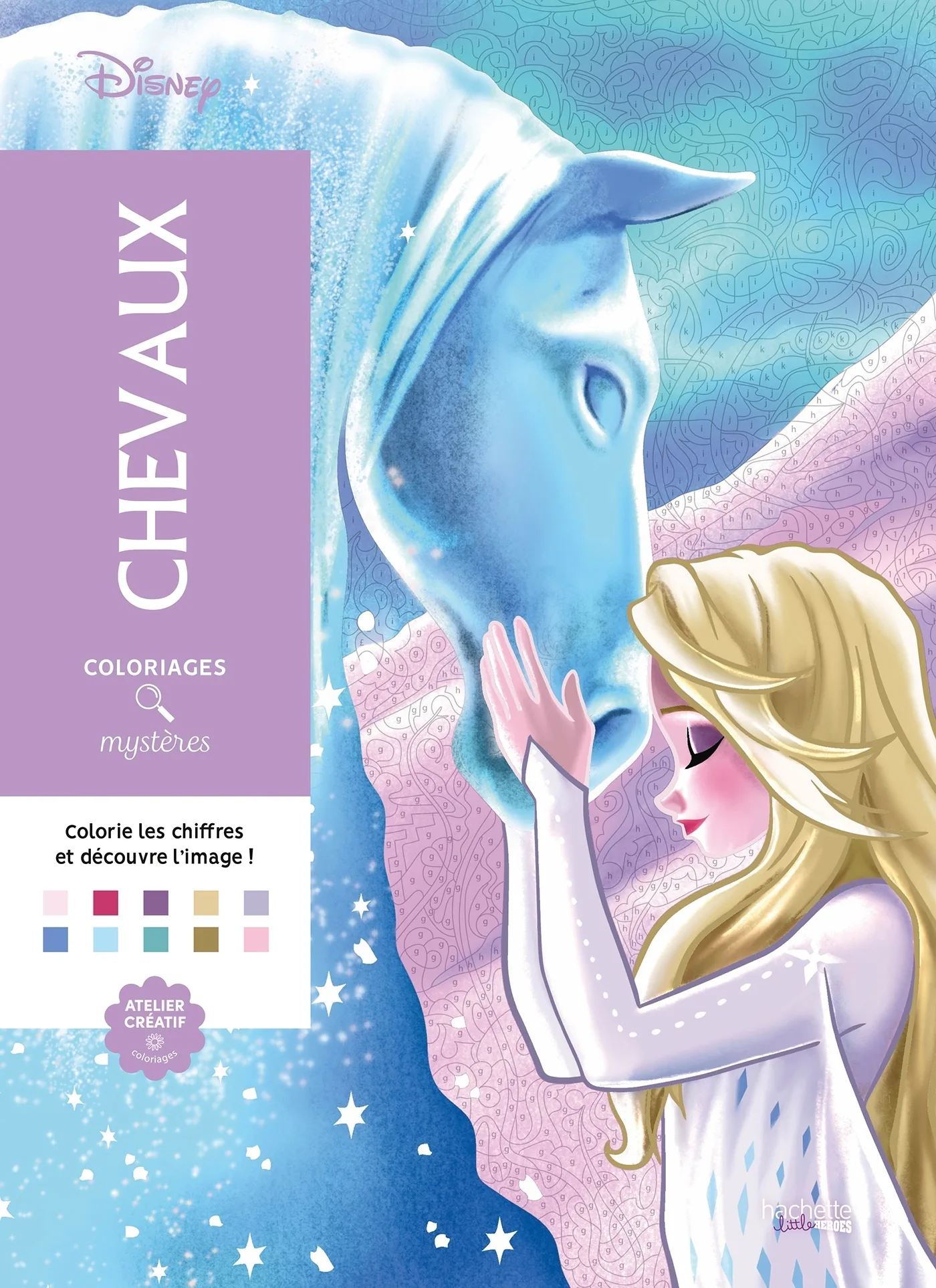 Couverture — Coloriages mystères Disney - Chevaux