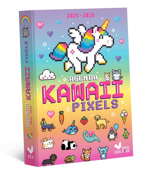 Agenda kawaii pixels (édition 2025/2026)