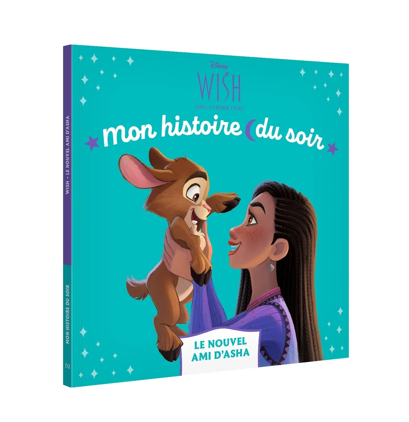 Couverture — WISH, Asha et la bonne étoile - Mon Histoire du Soir - Le Nouvel Ami d'Asha - Disney