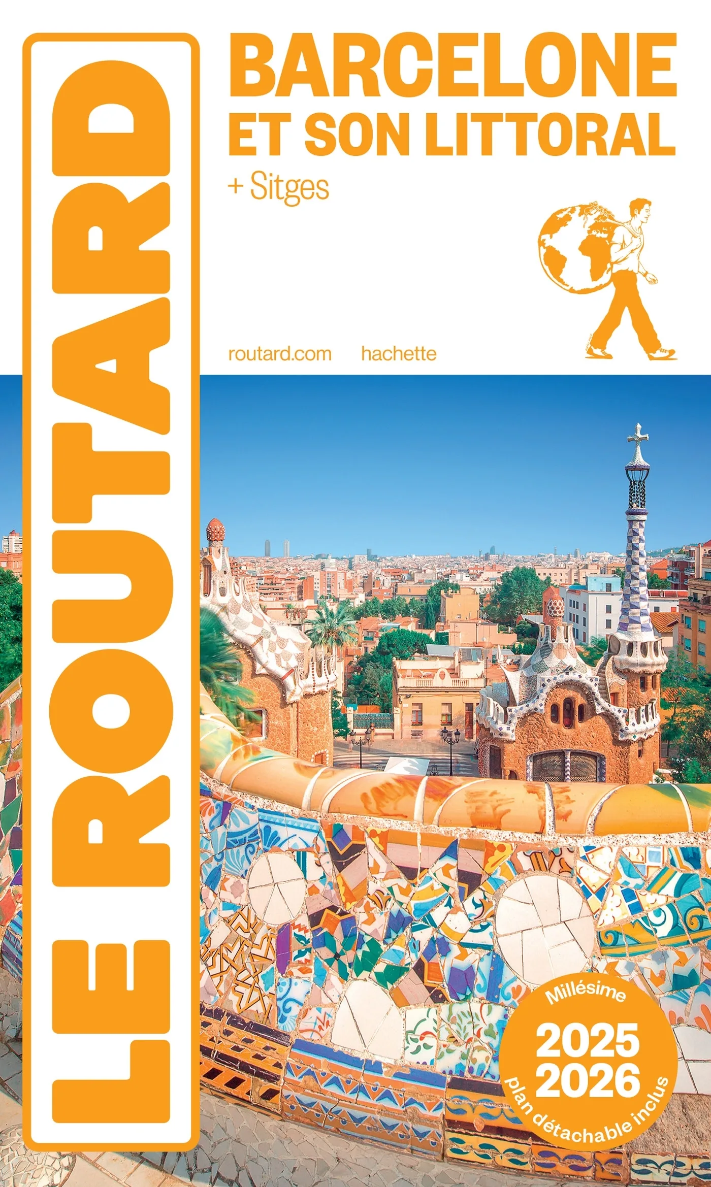 Couverture — Guide du Routard Barcelone et son littoral 2025/26