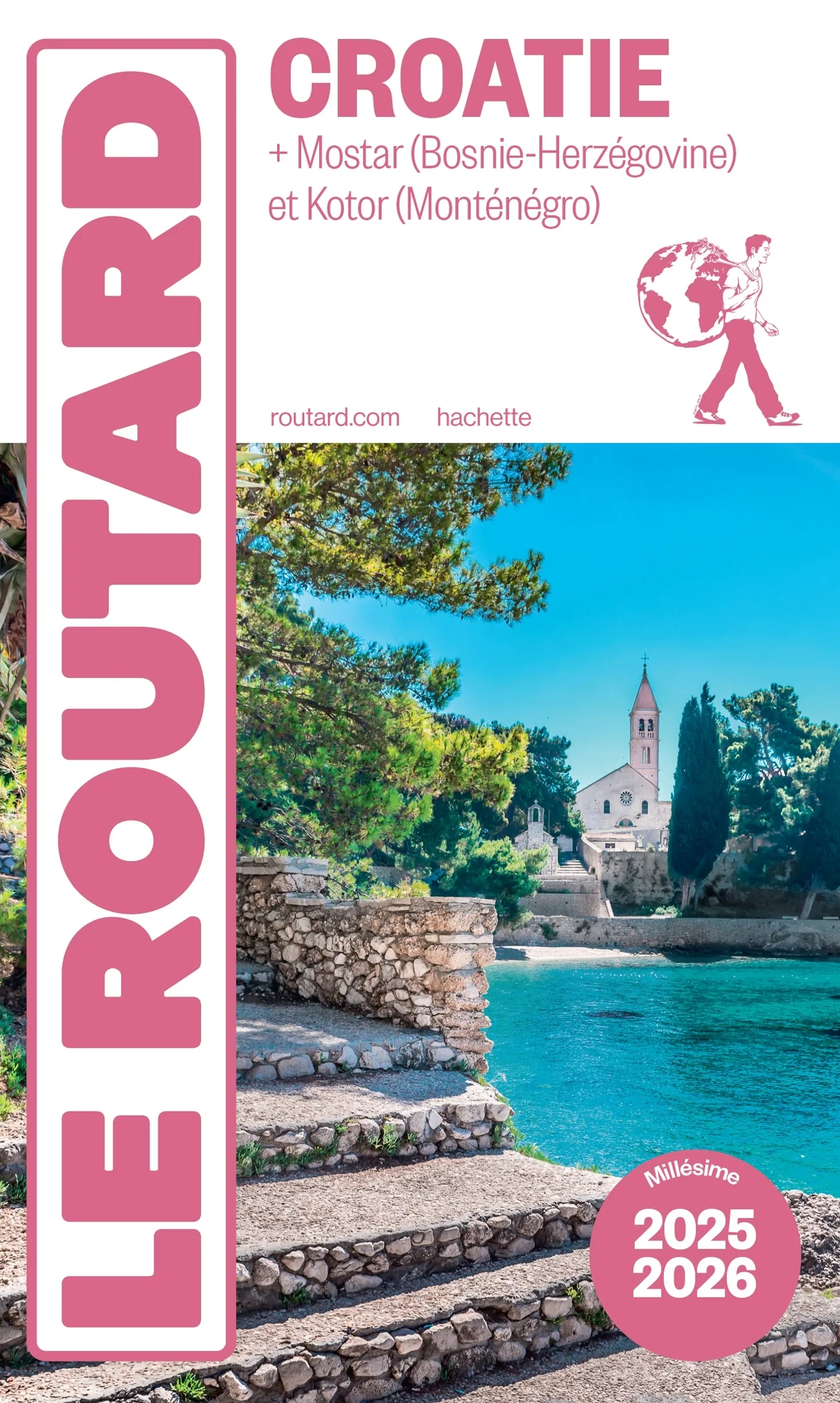 Couverture — Guide du Routard Croatie 2025/26