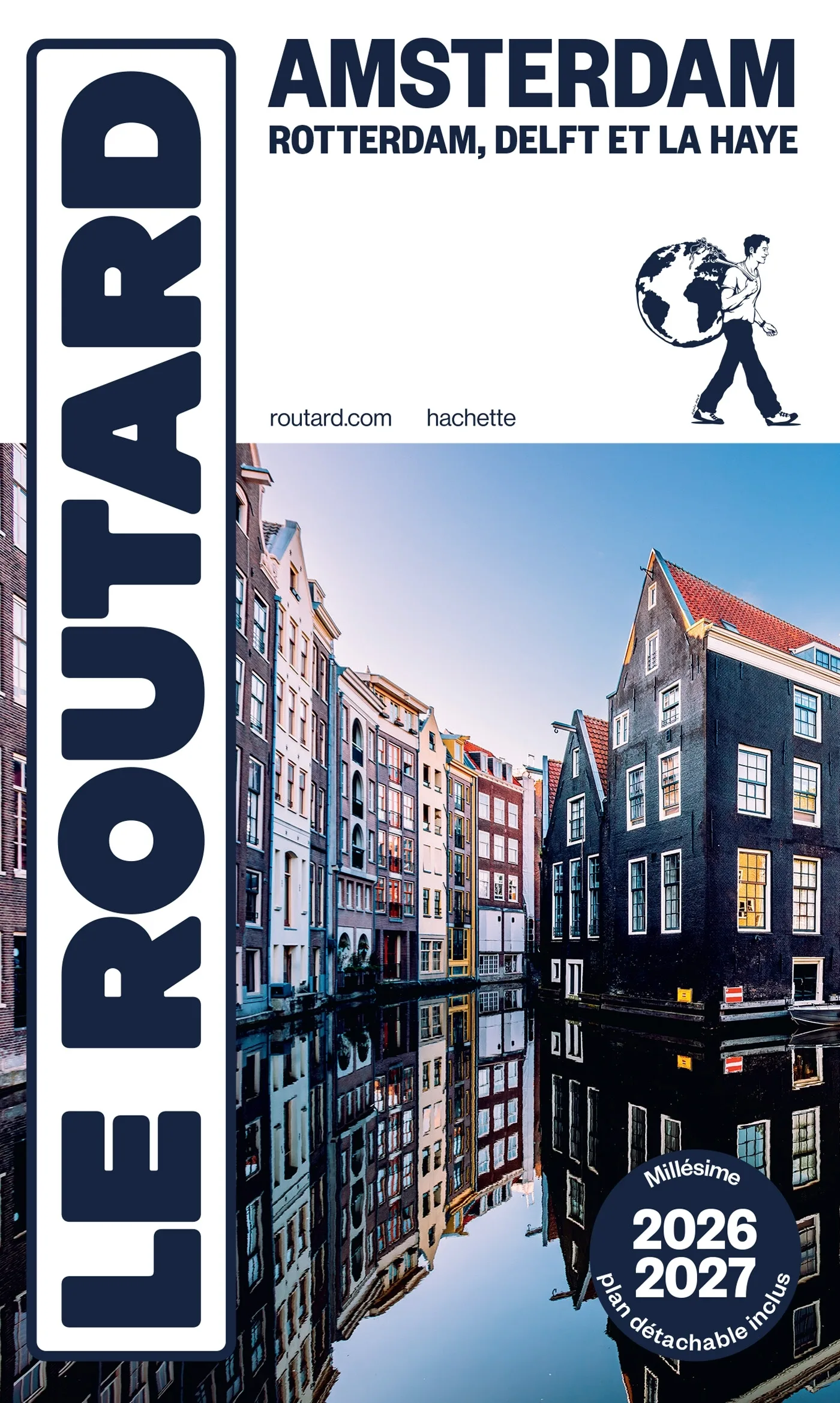 Couverture — Guide du Routard Amsterdam et ses environs 2026/27
