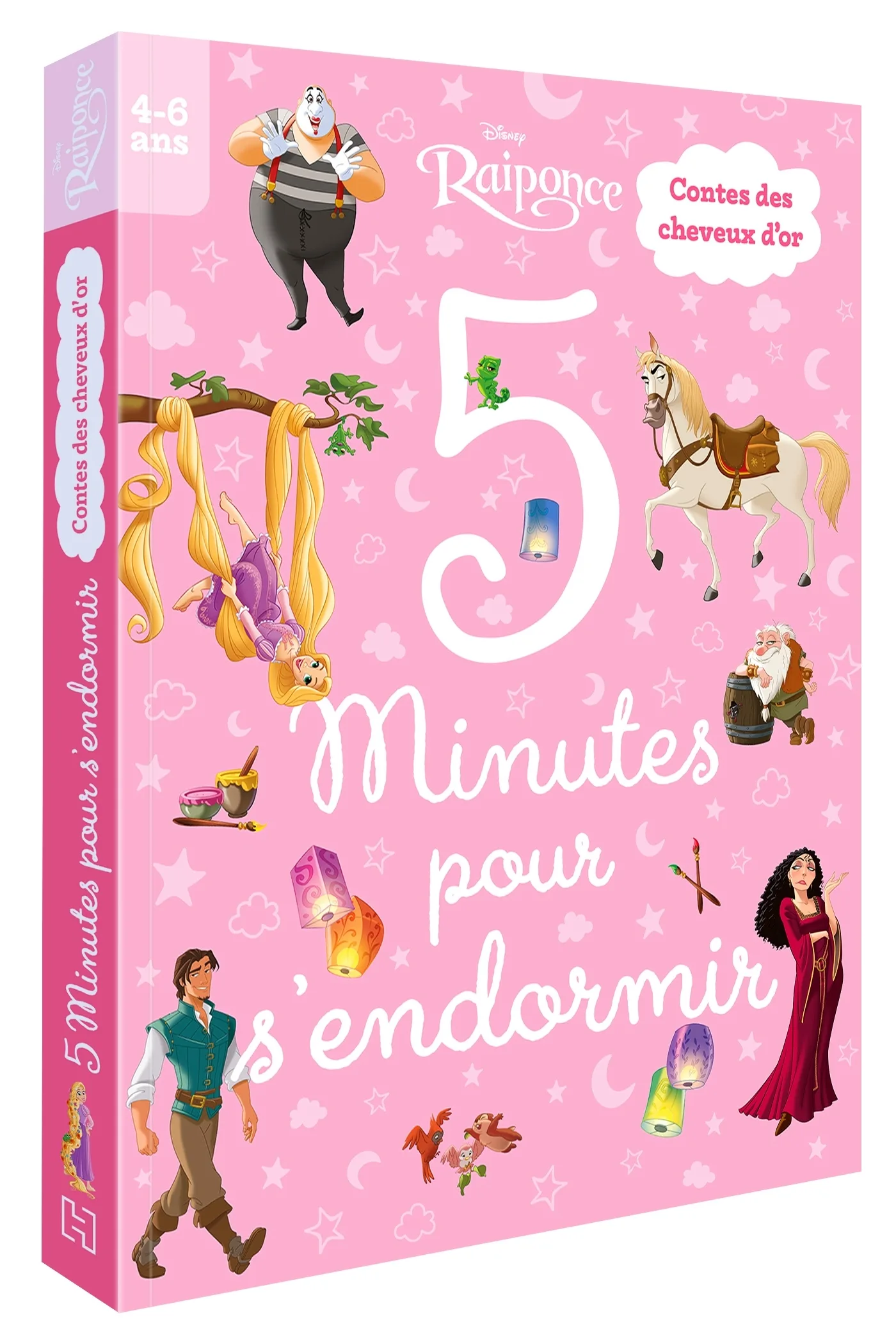 Couverture — RAIPONCE - 5 Minutes pour s'endormir - Contes des cheveux d'or - DISNEY PRINCESSES